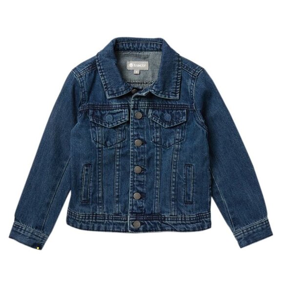 Tractr Basic Girls Jean Jacket - Picture 1 of 5